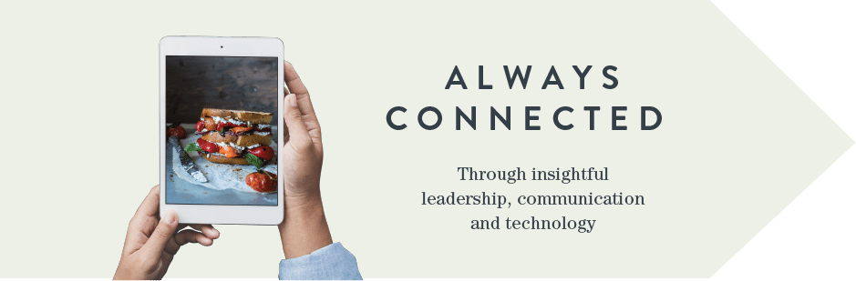 always connected arrow