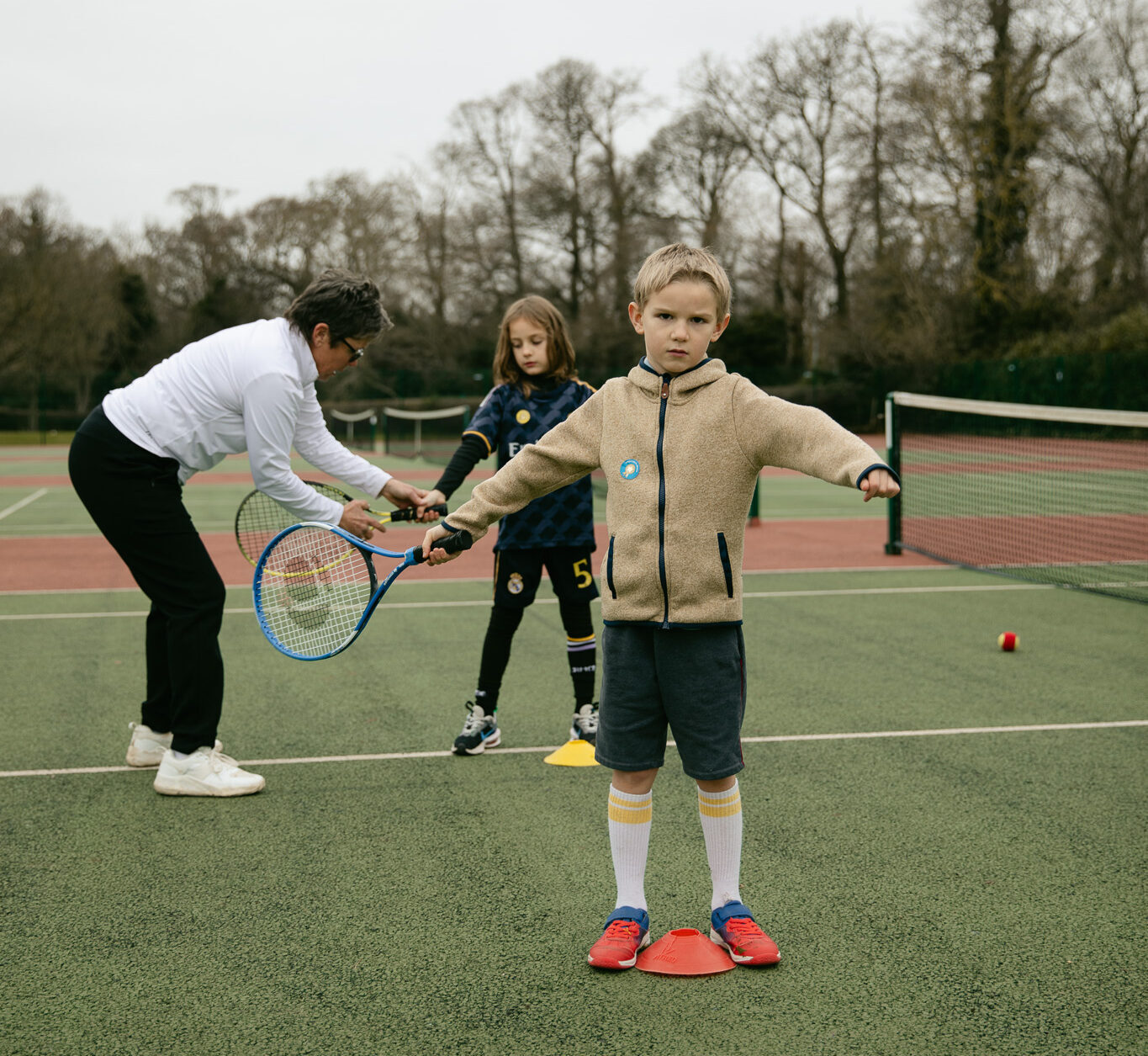 Coaching kids