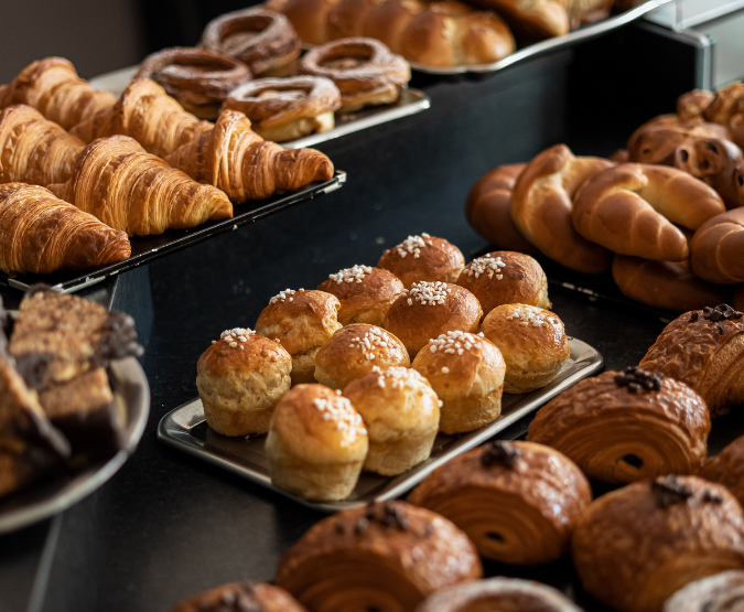 Various delicious pastries
